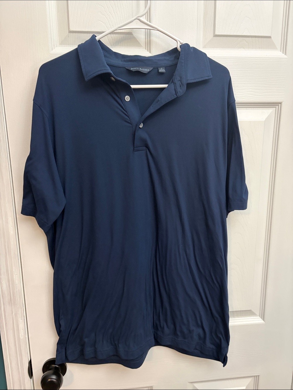 Navy Short-Sleeve Performance Polo